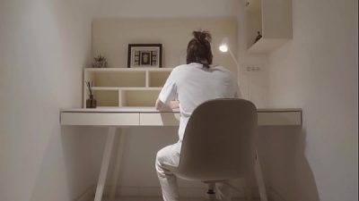 Roommate with huge ass moans loudly on big cock