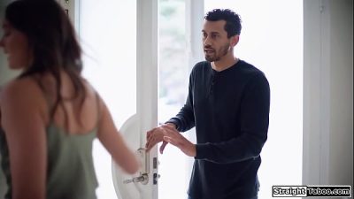 Small tits milf betraying her husband with his stepbrother